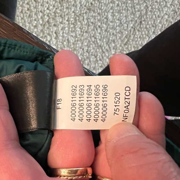 The North Face Goose Down 550 Vest Men’s Small Green and Winter Hiking Winter - Picture 6 of 10